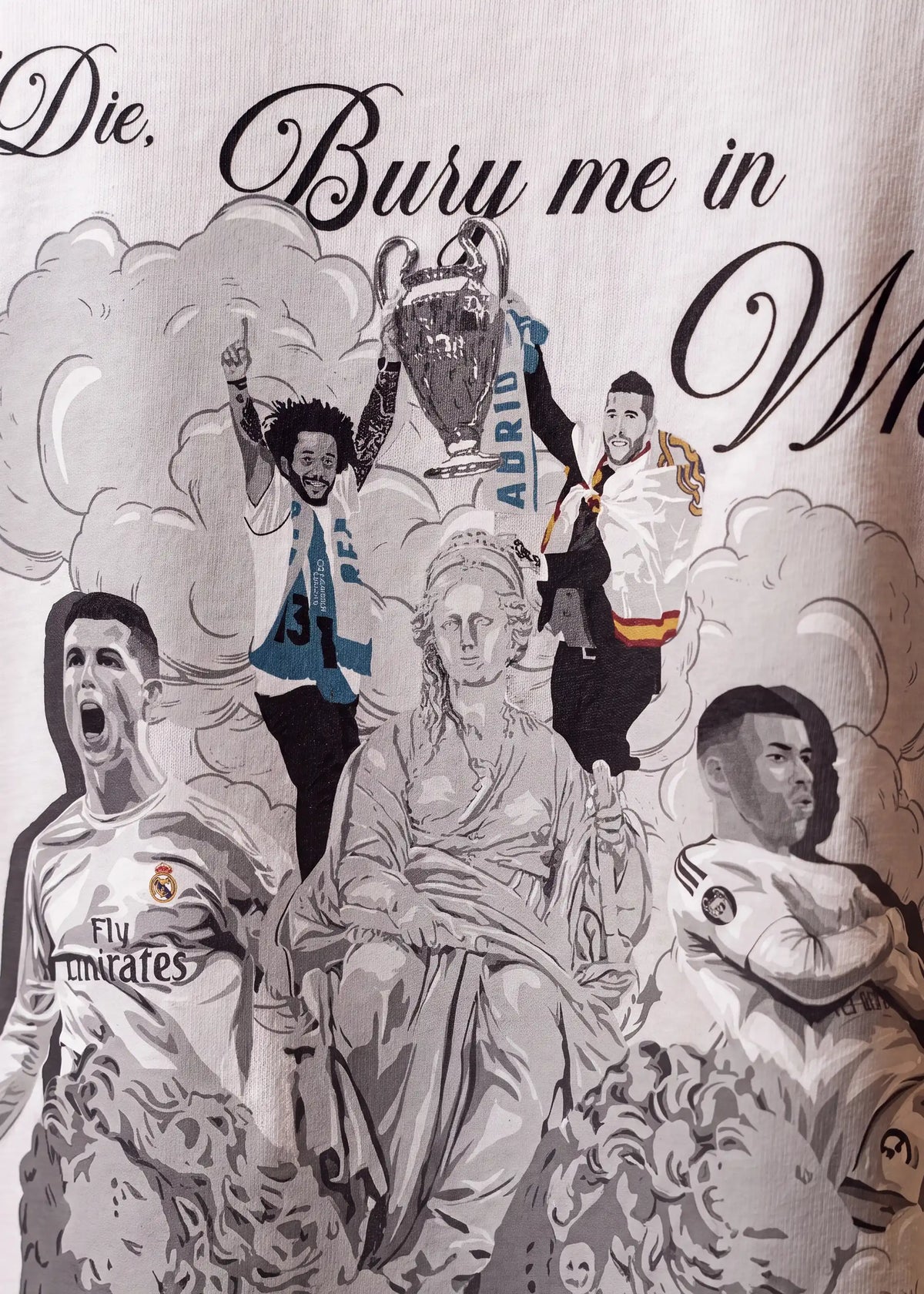 Los Blancos — Bury Me In White Oversized T-Shirt