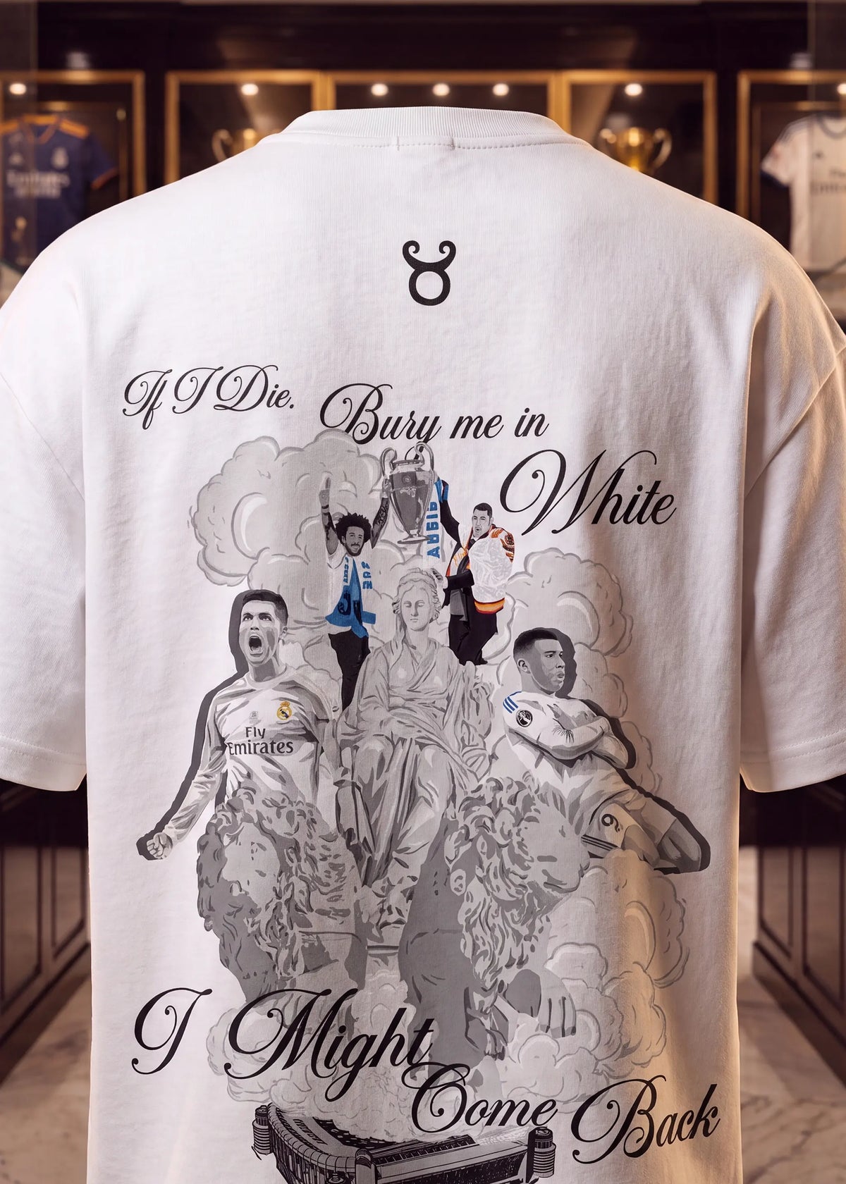 Los Blancos — Bury Me In White Oversized T-Shirt