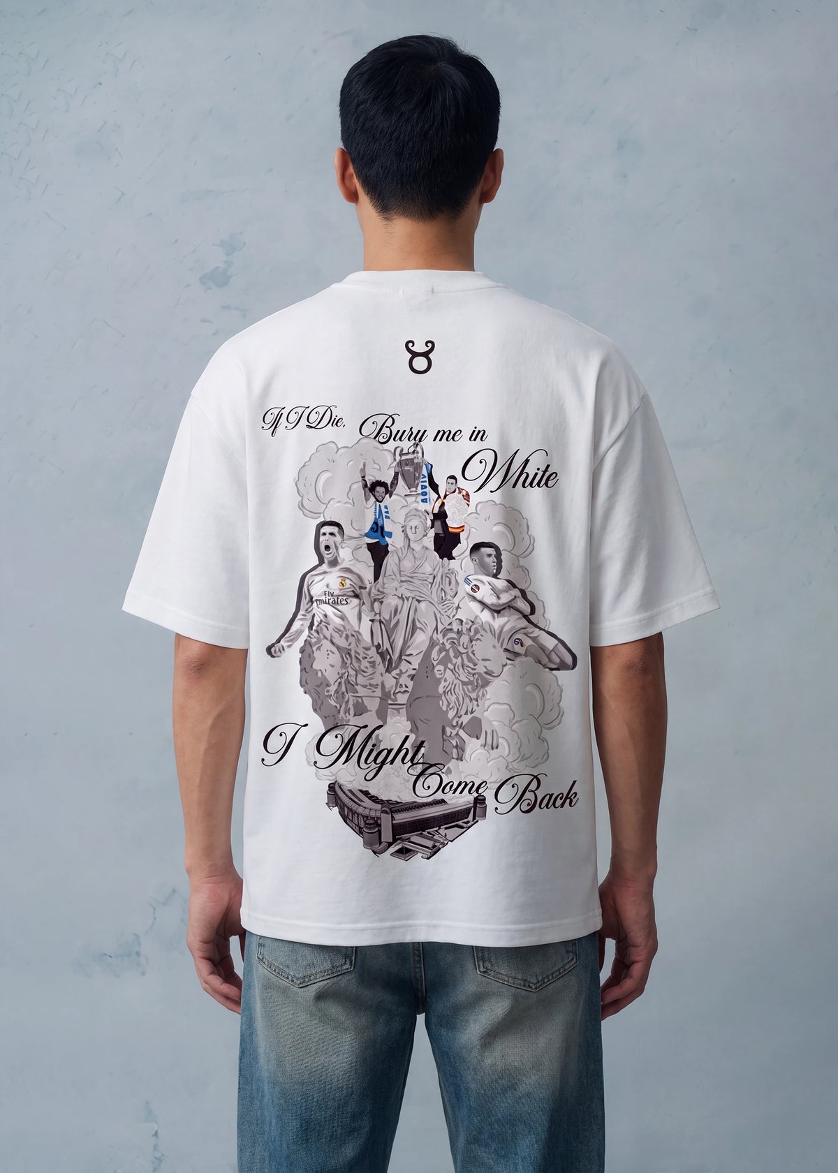 Los Blancos — Bury Me In White Oversized T-Shirt