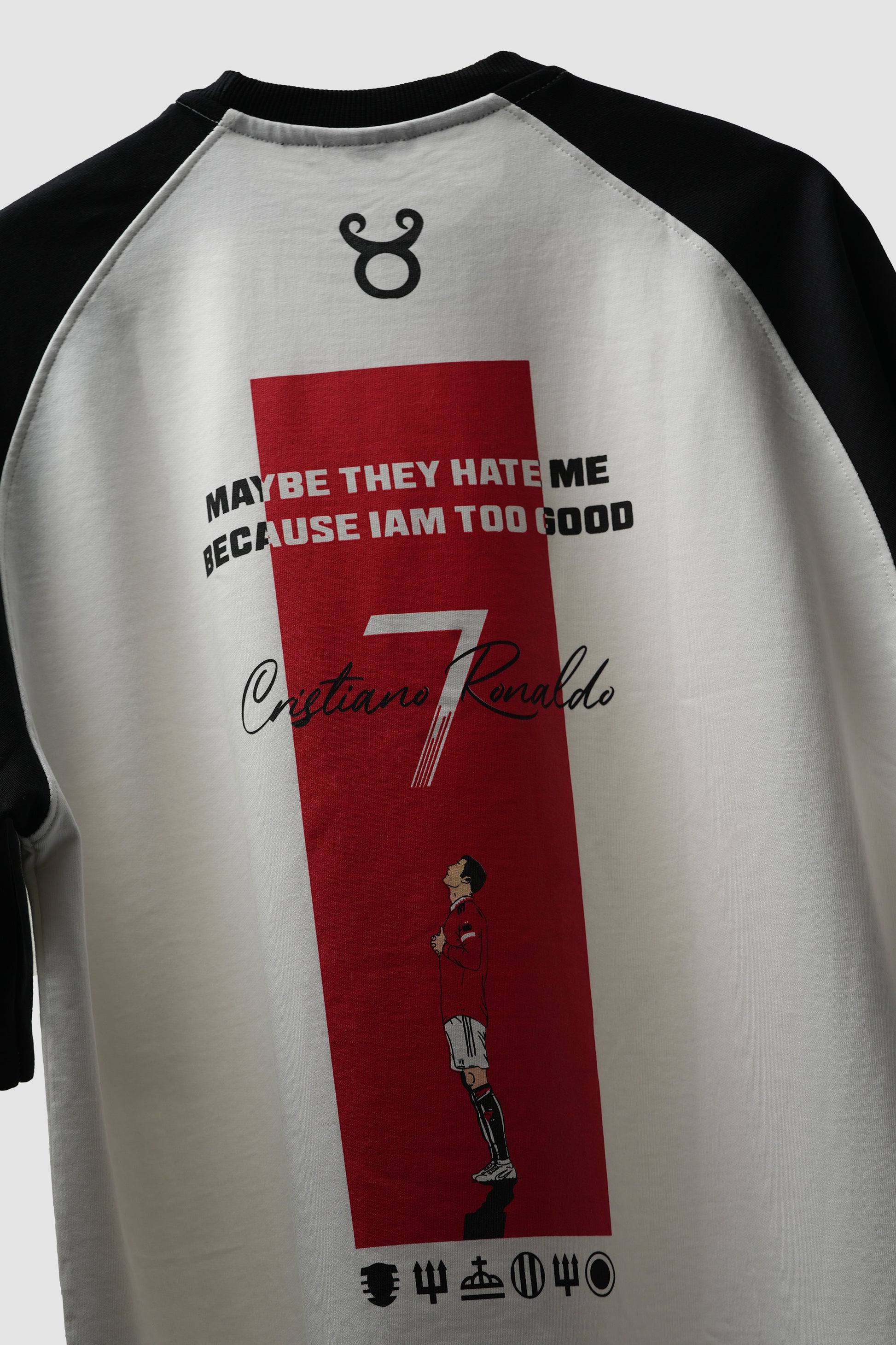 Ronaldo Reglence Sleeve CR7 Edition iconic OverSized Tshirt